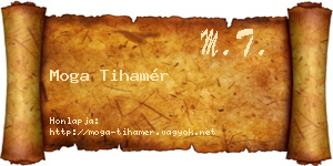 Moga Tihamér névjegykártya